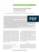 Stress Fracture of The Proximal Fibula in Military Recruits: Original Article