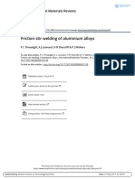 Friction Stir Welding of Aluminium Alloys