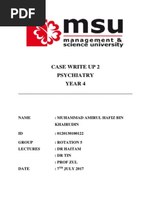 CASE WRITE UP 2