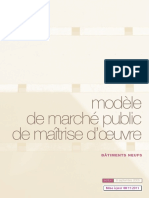 Modèle de Marché Public de Maîtrise D'oeuvre - Neuf - Novembre 2011