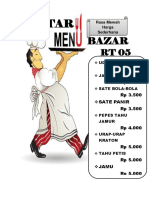 Daftar makanan mewah Bazar RT 05 harga murah