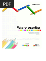 Fala Escrita Livro