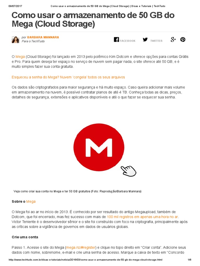 Como Usar o Mega PDF | PDF | Computação em nuvem | Aplicativo para celular