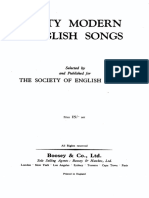 50 Modern English Songs (Various) PDF