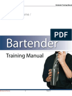 Bartender Training Manual