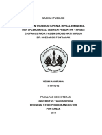 The Relationship of Trombocytopenia, Hypoalbuminemia, And Splenomegaly as a Predictor Esophageal Varices to the Cirrhotic Patients in the Dr. Soedarso General Hospital Pontianak