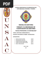 Carta de Presentación de Auditoría
