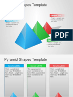 1084 Pyramid Powerpoint Shapes Template