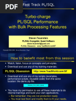 Turbo-Charge PLSQL With Bulk Processing