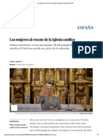 Las Mujeres Al Rescate de La Iglesia Católica _ España _ EL PAÍS