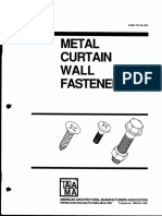 Metal Curtain Wall Fasteners (AAMA TIR-A9-1991)