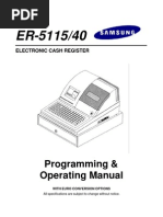 Download Sam4s ER-5115 40 Program  Operation Manual by Kiko Silva SN35332812 doc pdf
