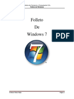 Folleto de Windows 7