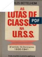 As Lutas de Classes Na URSS - 3º Período - Os Dominantes 1930-41