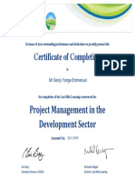 PM Certification
