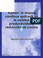 Kaizen_ La Mejora Continua Aplicada en La Calidad, Productividad y Reducción de Costos