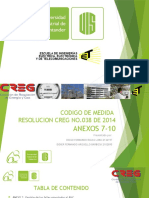 Codigo de Medida Resolucion Creg No.038 de 2014 Anexos 7-10