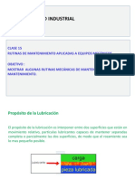 Clase 15 Rutinas de Mantenimiento Aplicadas A Equipos Mecanicos