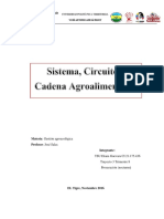 Sistema, Circuito y Cadena Agroalimentario