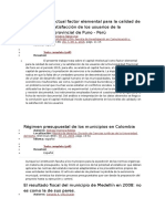 El Capital Intelectual Factor Elemental Para La Calidad de Servicios y La Satisfacción de Los Usuarios de La Municipalidad Provincial de Puno