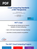 Cloud Computing Standards - NIST Perspective (NIST 2016)