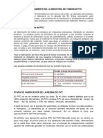 Procesamiento de La Industria de Tuberias PVC