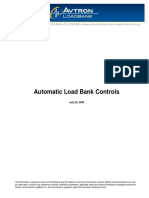 Automatic Load Bank Controls: July 29, 2008