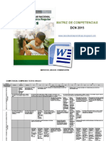 Matriz de Competencias y Capacidades Dcn 2015.