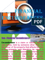 Non Financial Encumbrances
