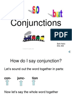 Conjunctions: Beth Neitz ESL 502