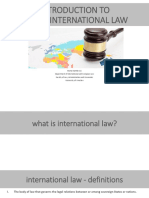 Introduction To Public International Law PDF