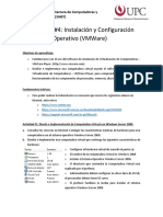 Laboratorio 5A - Instalación y Configuracion de Sistema Operativo Windows (VMWare)