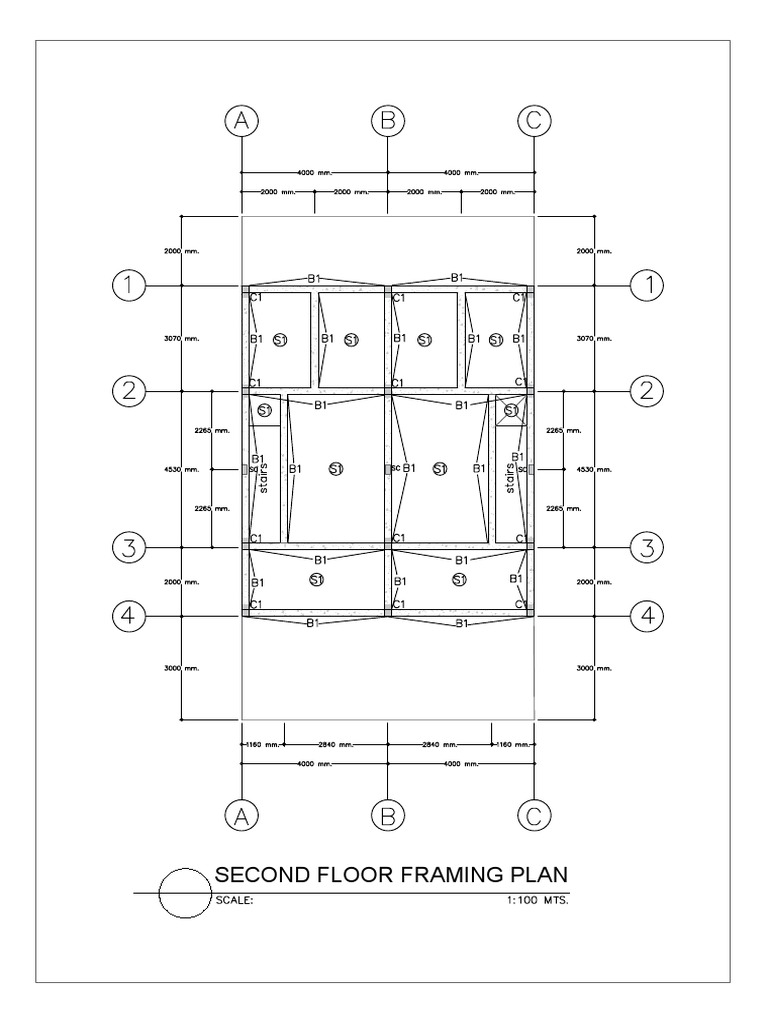 Second Floor Framing Plan