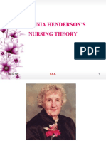 Virginia Henderson Theory