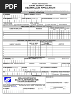 SSSForm Death Claim