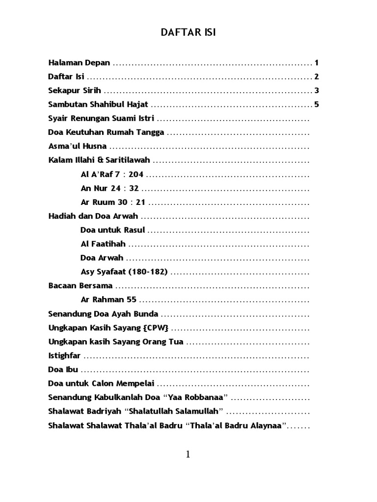 Buku Pengajian Sebelum Pernikahan