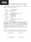 SURAT PERNYATAAN PENYERAHAN