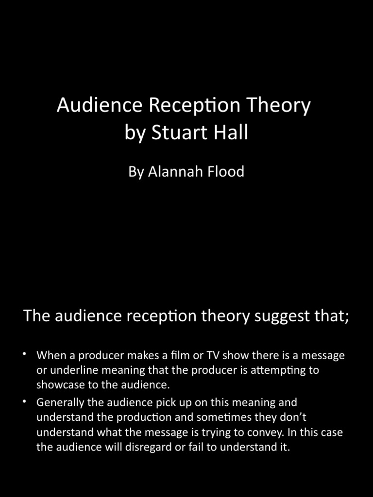Audience Reception Theory PDF