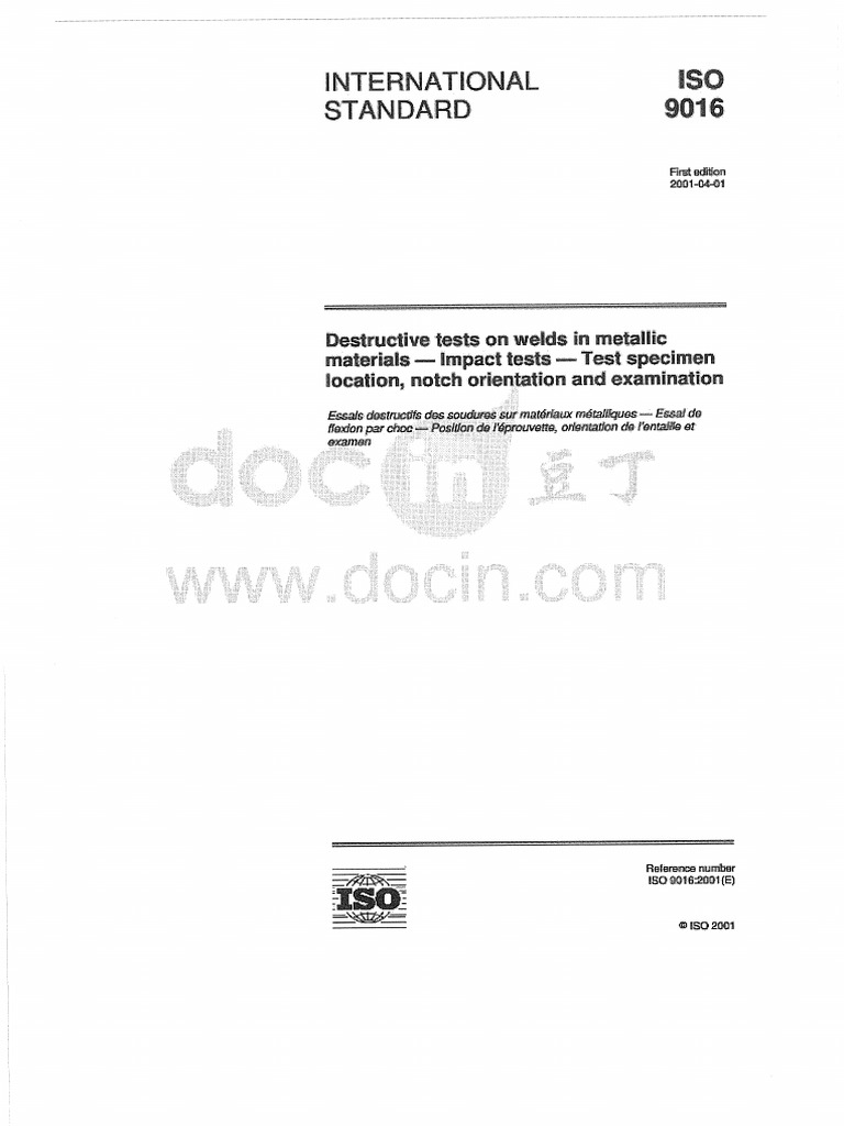Iso 9016 | PDF
