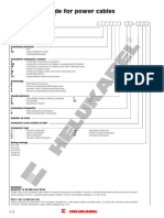 X012 Designation Code For Power Cables PDF