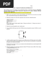 This Worksheet Is Due by The Deadline Posted On Blackboard. This Is An Individual Submission