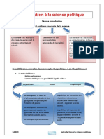 Introduction La Science Politique