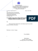 S Monthly Report On The Working of FM Transmitters at TV Tower Pitampura, Delhi For The Month of Jun 2014