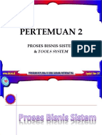 Pertemuan 2: Proses Bisnis Sistem & Tools System