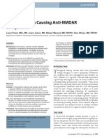 Tubal Teratoma Causing Anti-NMDAR Encephalitis: Case Report