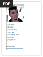 Report Bechir Eddekhily sahrawi student and political prisoner 