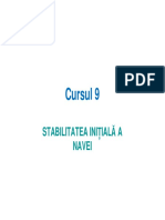 9 TN Cursul IX Stab Initiala a Navei