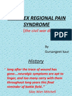 Complex Regional Pain Syndrome Power Point