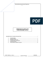 Operation of A Distillate Hydrot Unit