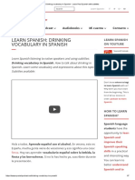 Drinking Vocabulary in Spanish - Learn Real Spanish With Subtitles